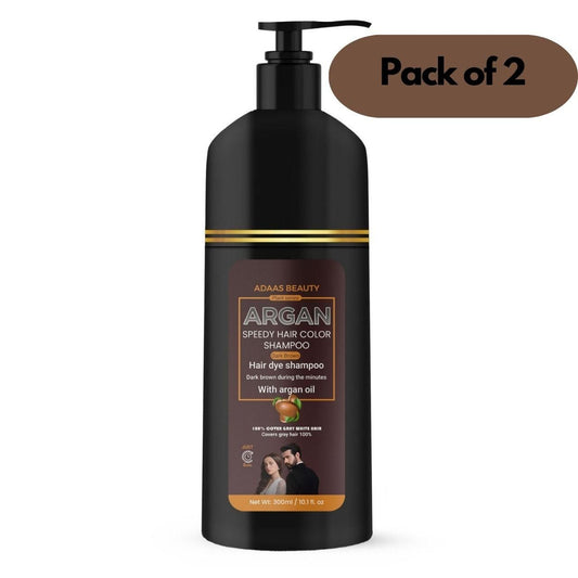 Argan Speedy Hair Color Shampoo 600ml Pack of 2