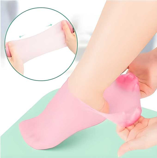 Silicone Gel Heel Socks (For Dry Cracked Feet)