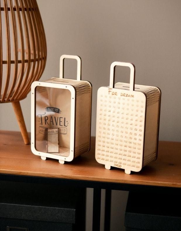 Piggy Bank Travel Money Saving